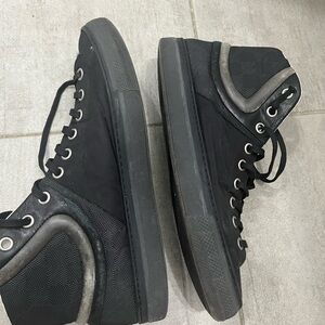 Louis Vuitton Damier Nylon Sneaker Boots 8.5 Black